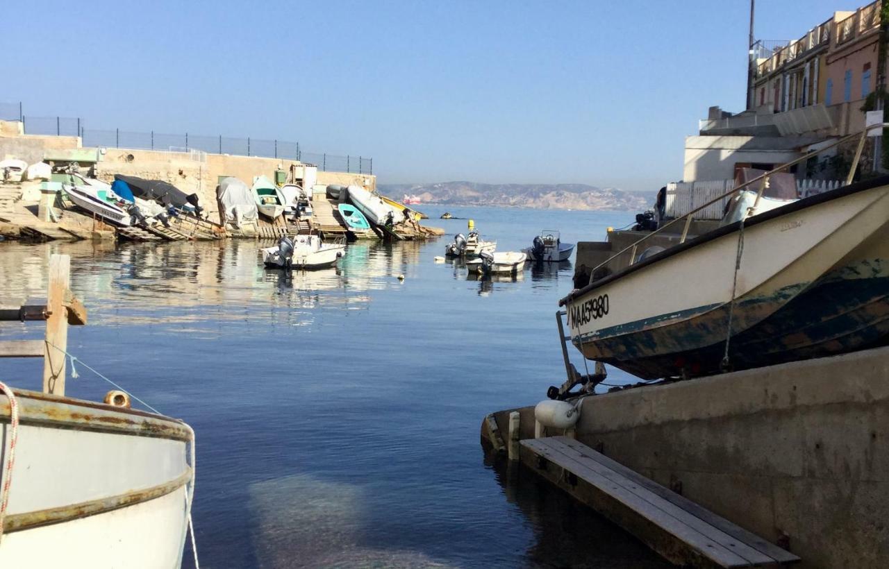 Marseille Malmousque Cabanon 45 M2 Sur L'Eau Daire Dış mekan fotoğraf
